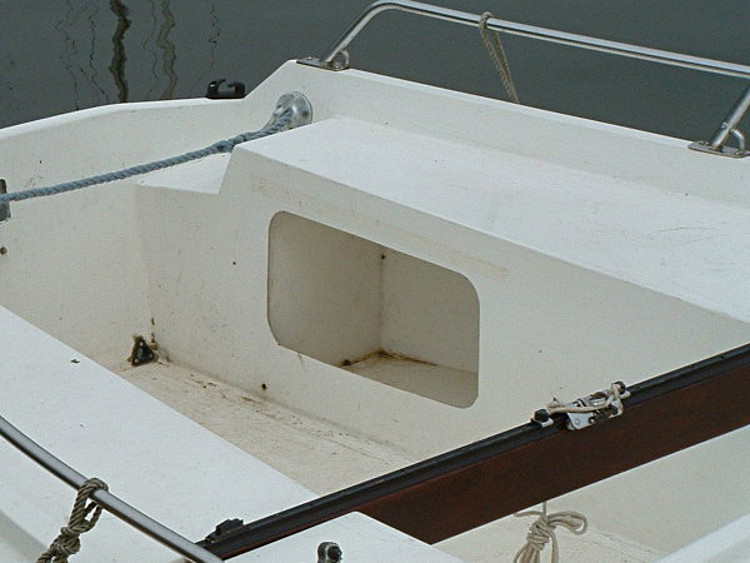 Cockpit Lockers on a Moore's Boat