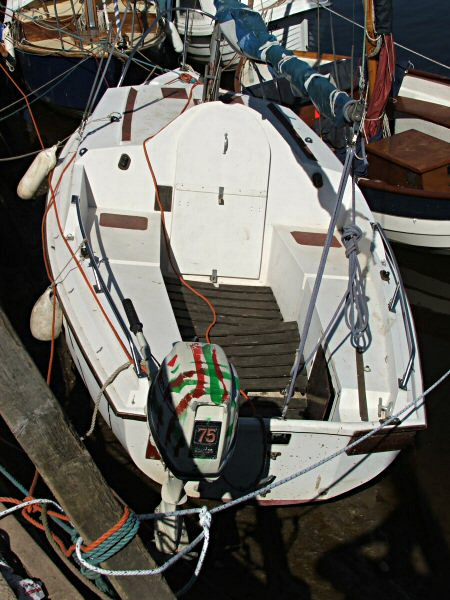 The cockpit of an unnamed Seahawk at Blakeney